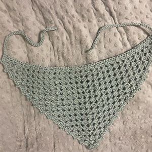 Handmade crochet hair bandana